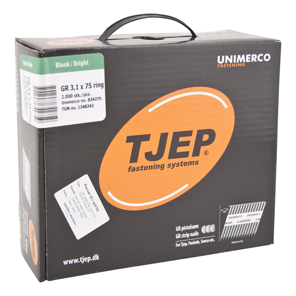 TJEP GR 31/75 Stripnagel Ring 34° Blank, Maxibox