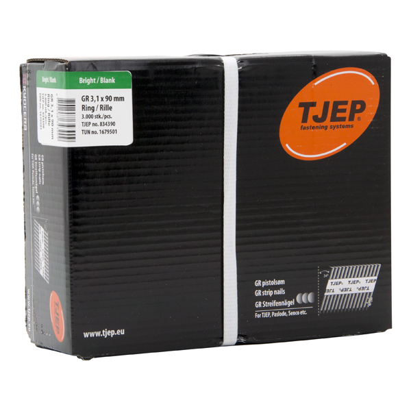 TJEP GR 31/90 Stripnagel D-Kop Ring 34° Blank, Jumbobox