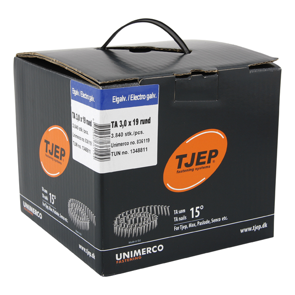 TJEP TA 30/19 Ring Asfaltnagel 15° Verzinkt