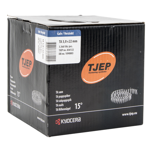 TJEP TA 30/22 Ring Asfaltnagel 15° Verzinkt