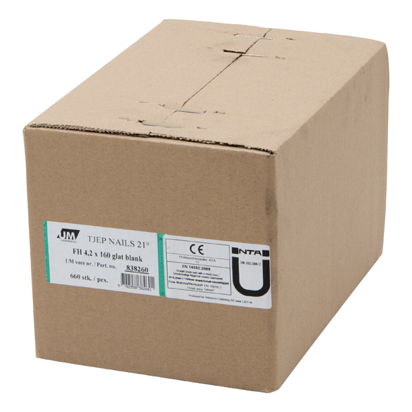 TJEP FH 42/160 Stripnagel Glad 21° Blank