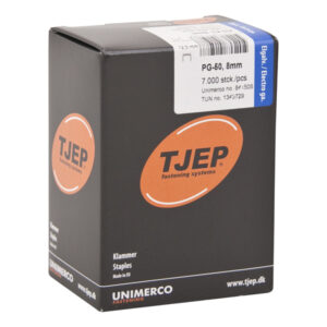 TJEP PG-50 Nieten L: 8 mm B: 12,4 mm Verzinkt