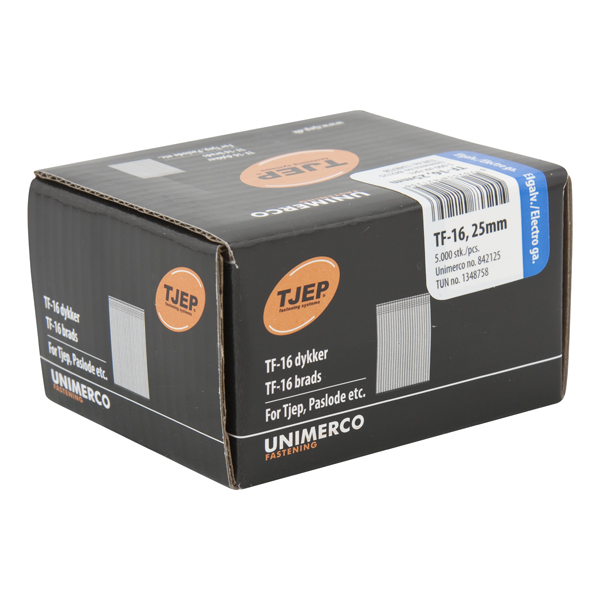 TJEP TF-16 Brads 25 mm 0° Verzinkt